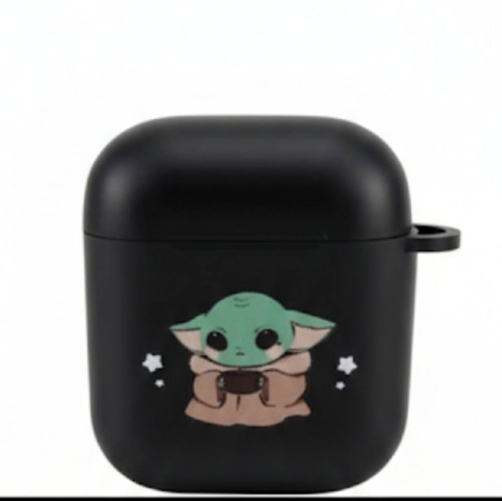 New Black AirPods Case with Baby Yoda Design